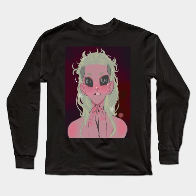 I am a ALIEN Long Sleeve T-Shirt by Yandere_Donut